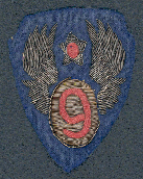  One of my dad's 9th Army Air Force shoulder patches 
